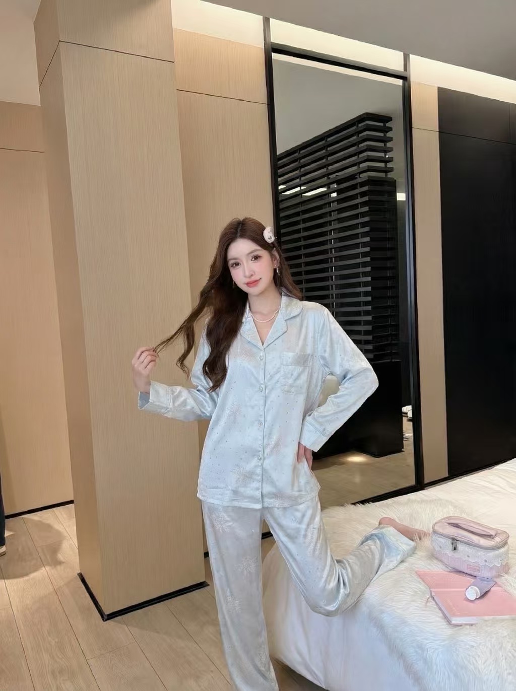 女式纯棉睡衣套装 image 6